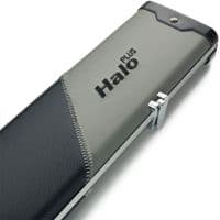 1pc Peradon Halo Plus cue case - Black & Grey striped (holds 3 x 1pc cues)