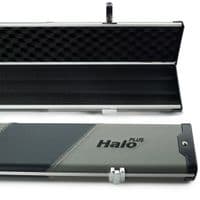 1pc Peradon Halo Plus cue case - Black & Grey striped (holds 3 x 1pc cues)