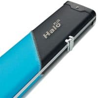 1pc Peradon Halo Plus cue case - Black & Sky Blue striped (holds 3 x 1pc cues)