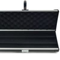 1pc Peradon Halo Plus cue case - Black & Sky Blue striped (holds 3 x 1pc cues)