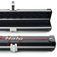 1pc Peradon Halo Slim cue case - Black with Red stitching (holds 1 x 1pc cue)