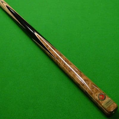 1pc Somdech Ultimate Snooker cue - Ebony & Satin Burr