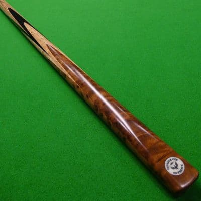 1pc Supreme 15 Hand spliced snooker cue Ash, Ebony, Birds Eye & Thuya burr