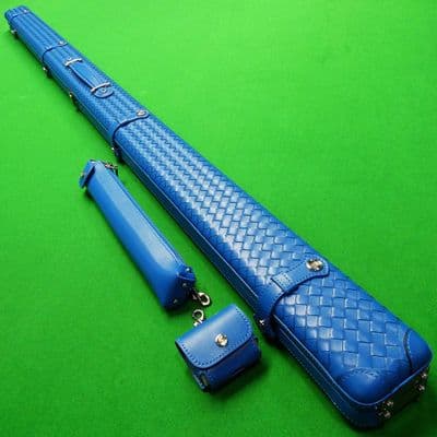 1pc Vibrant Weave cue case Blue