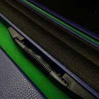 2 PC Rexine Cue Case Blue