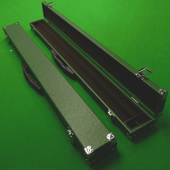 2 PC Rexine Cue Case Green