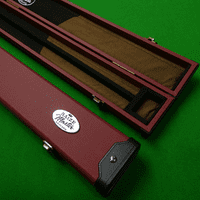 2pc Baize Master cue case - Burgundy