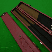 2pc Baize Master cue case - Burgundy