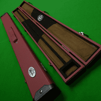 2pc Baize Master cue case - Burgundy