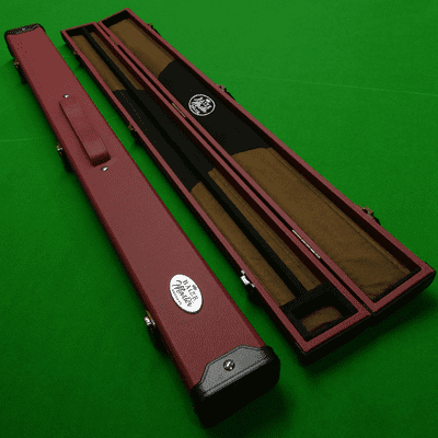 2pc Baize Master cue case - Burgundy