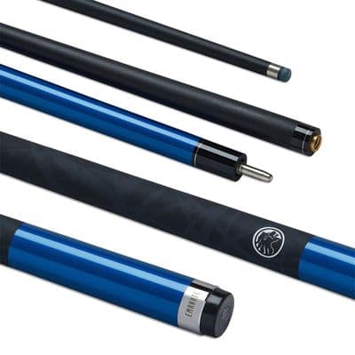 2pc Emanate Blue Carbon snooker cue