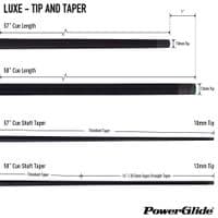 2pc Luxe Carbon snooker cue