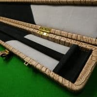 2pc Maximus Leather cue case Beige