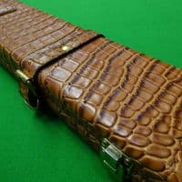 2pc Maximus Leather cue case Brown