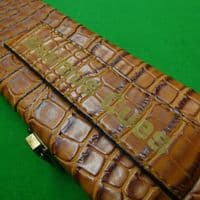 2pc Maximus Leather cue case Brown