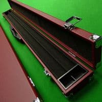 2pc Rexine Cue Case burgundy