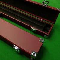 2pc Rexine Cue Case burgundy