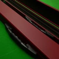 2pc Rexine Cue Case burgundy