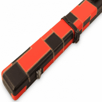 3/4 Baize Master Luxury Black & Red cue case