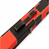 3/4 Baize Master Luxury Black & Red cue case
