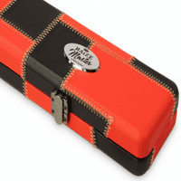 3/4 Baize Master Luxury Black & Red cue case