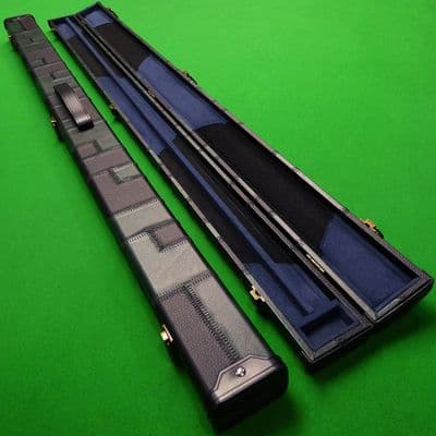 3/4 Black & Green Patchwork cue case