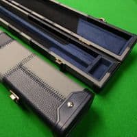 3/4 Black & Grey Patchwork cue case