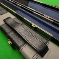 3/4 Black & Grey Patchwork cue case
