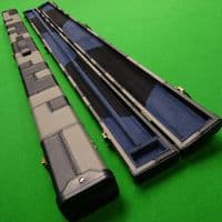 3/4 Black & Grey Patchwork cue case