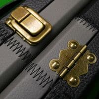 3/4 Black & Grey Patchwork cue case