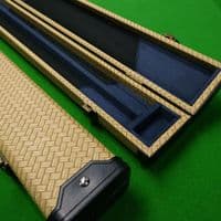 3/4 Challenger cue case - Beige weave