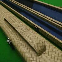 3/4 Challenger cue case - Beige weave