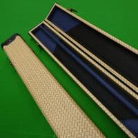 3/4 Challenger cue case - Beige weave