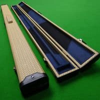 3/4 Challenger cue case - Beige weave