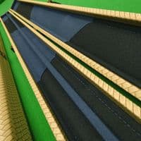 3/4 Challenger cue case - Beige weave