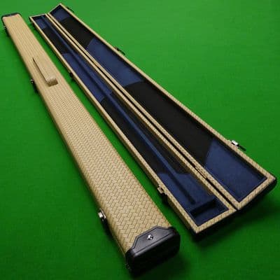 3/4 Challenger cue case - Beige weave
