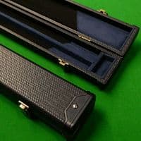 3/4 Challenger cue case - Black weave