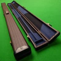 3/4 Challenger cue case - Brown weave