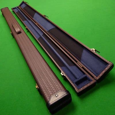 3/4 Challenger cue case - Brown weave