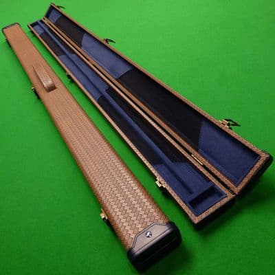 3/4 Challenger cue case - Light Brown weave