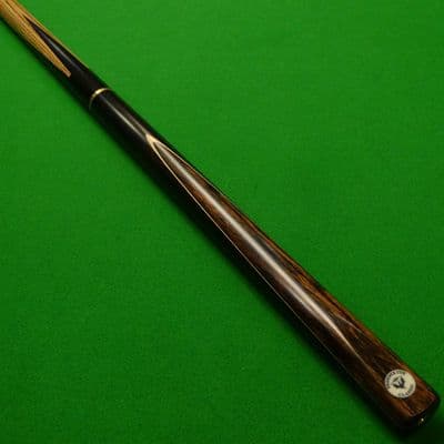 3/4 Classic snooker cue Ash, Ebony & Macassar White (G)