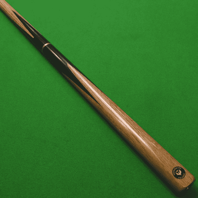 3/4 Classic snooker cue Ash, Ebony & Oak (A)