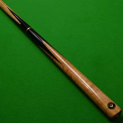 3/4 Classic snooker cue Ash, Ebony & Oak (D)