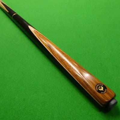 3/4 Classic snooker cue Ash, Ebony & Ovangkol (E)