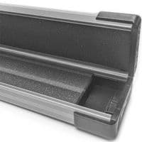 3/4 Cue Craft Aluminium cue case Silver