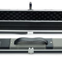 3/4 Halo cue case - Black & Grey patchwork