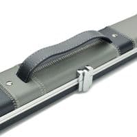 3/4 Halo cue case - Black & Grey patchwork