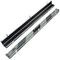 3/4 Halo cue case - Black & Grey striped