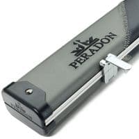 3/4 Halo cue case - Black & Grey striped