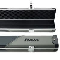 3/4 Halo cue case - Black & Grey striped